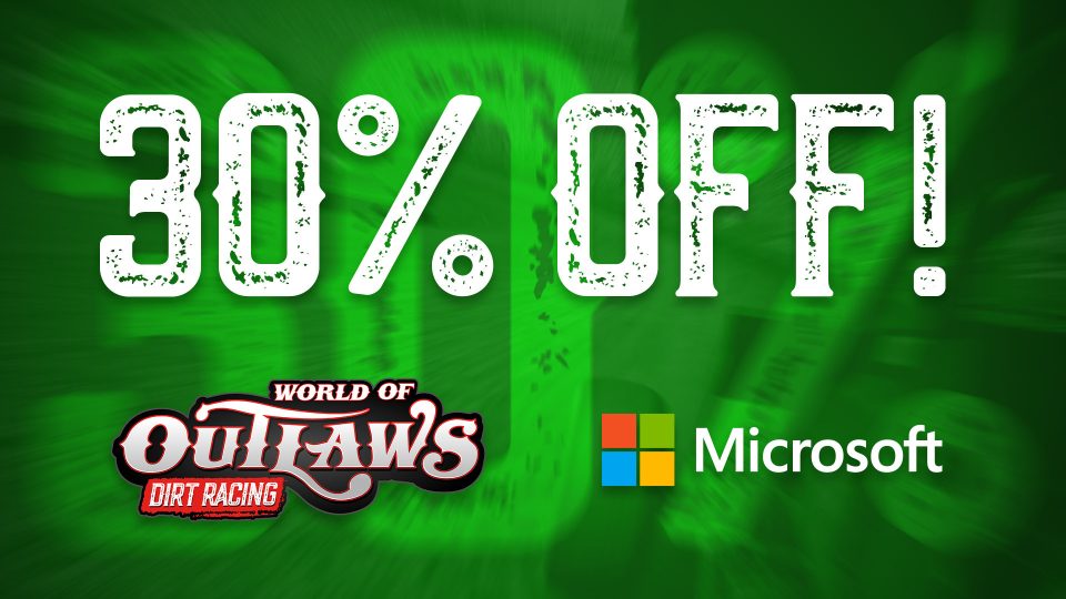 Get <em>World of Outlaws: Dirt Racing</em> for 30% off for a limited time from the Microsoft Store!