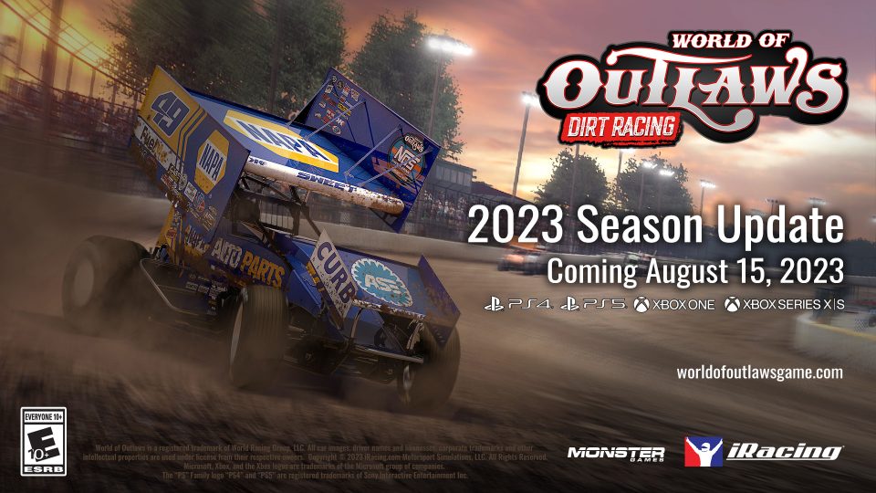 World of Outlaws: Dirt Racing 2023 Season Update Hits PlayStation and Xbox on August 15